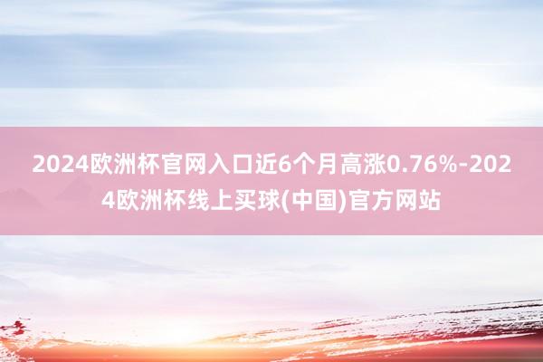 2024欧洲杯官网入口近6个月高涨0.76%-2024欧洲杯线上买球(中国)官方网站