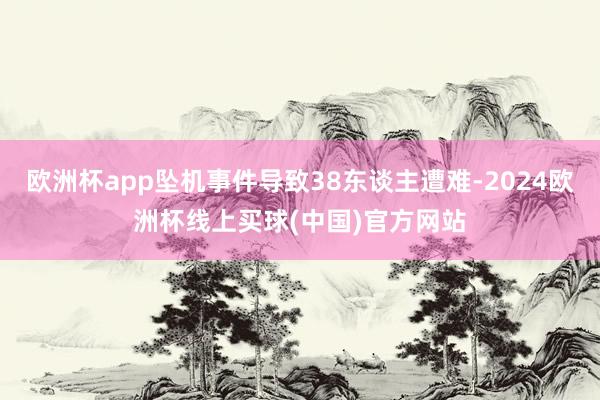 欧洲杯app坠机事件导致38东谈主遭难-2024欧洲杯线上买球(中国)官方网站