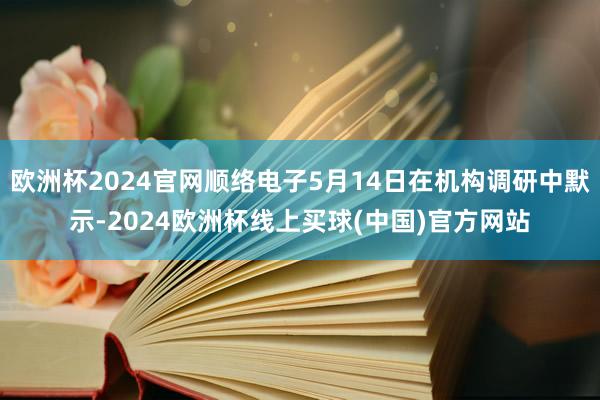 欧洲杯2024官网顺络电子5月14日在机构调研中默示-2024欧洲杯线上买球(中国)官方网站