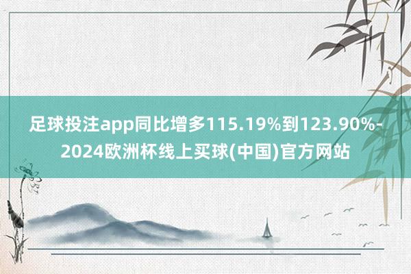 足球投注app同比增多115.19%到123.90%-2024欧洲杯线上买球(中国)官方网站